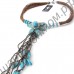 Ожерелье artificial turquoise bohemia necklace